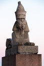 Saint Petersburg landmark ancient sphinx