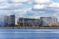 Saint Petersburg, modern development of the southern shore of the Gulf of Finland Royalty Free Stock Photo