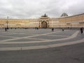 Saint-Petersburg. Palace square Royalty Free Stock Photo