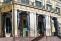 Portico with atlantes of the New Hermitage (1848). Saint Petersburg