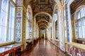 Saint Petersburg, Russia - April 2021: Raphael Loggias in Hermitage museum Winter palace