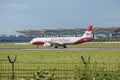 Airbus A321-200 VP-BRS of Red Wings airlines on the runway Royalty Free Stock Photo