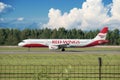 Airbus A321-200 VP-BRS Red Wings airlines on the runway Royalty Free Stock Photo