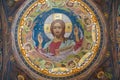 SAINT PETERSBURG, RUSSIA - August 1, 2021 Inside the Church of the Savior on Spilled Blood Cathedral of the Resurrection of Christ Royalty Free Stock Photo