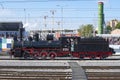 Old Russian steam locomotive of the Ov series (Ovechka)