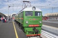 Soviet two-section mainline DC electric locomotive VL8 (N8) Royalty Free Stock Photo
