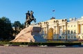 The Bronze Horseman - Emperor Peter I. St. Petersburg. Russia Royalty Free Stock Photo