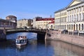 Saint Petersburg, Russia Canal View Royalty Free Stock Photo