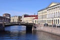 Saint Petersburg, Russia Canal View Royalty Free Stock Photo