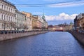 Saint Petersburg, Russia Canal View Royalty Free Stock Photo