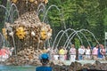 Saint-Petersburg. Russia. Crowning Fountain