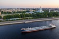 Saint Petersburg. Russia. The drawbridges of Petersburg. Navigation on the Neva River. Cities of Russia. Panorama of St. Royalty Free Stock Photo