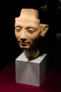Saint-Petersburg / Russia - 09.13.2018: Egyptian bust statuette. Exhibition in the Peter and Paul Fortress
