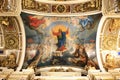 Image of the Last Judgment in St. Isaac`s Cathedral