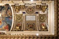 View of mosaic on ceiling in St. Isaac`s Cathedral