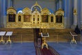 Interior of Smolny Cathedral. Saint Petersburg, Russia