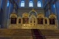 Interior of Smolny Cathedral. Saint Petersburg, Russia