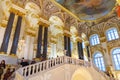 Jordan Staircase in Winter Palace, State Hermitage Museum. Saint Petersburg. Russia