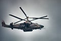 Ka-52 Alligator. Russian reconnaissance and attack helicopter