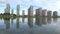 Buildings of the multi-storey complex `Sofia`. Kupchino, Saint Petersburg