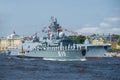 Warships `Admiral of the Fleet Kasatonov` and `Pavel Henov`