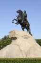 Saint Petersburg, Russia - June 25, 2016: Bronze Horseman Statue to Peter the Great Royalty Free Stock Photo