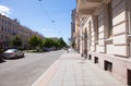 View of the Saint Petersburg, Furshtatskaya street. Russia