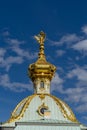 SAINT PETERSBURG, RUSSIA- JUNY 01, 2019: Dome with heraldic double-headed eagle