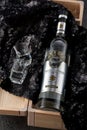 Saint-Petersburg, Russia. March 19, 2017 Bottle Vodka Beluga Nobel Russian Vodka