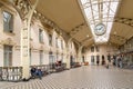 Saint-Petersburg, Russia - March, 27, 2021: Railway terminal in Russia. Vitebsky Station. Empty hall of the station in