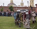 Saint Petersburg, Russia - 28 may 2016: battle of the Vikings. Historical reenactment and festival may 28, 2016, in Saint