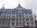 SAINT-PETERSBURG RUSSIA MAY 05, 2019: The building of the Nakhimov naval school in Saint Petersburg