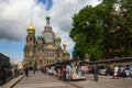 Church of the Savior on the Spilt Blood in Saint-Petersburg Royalty Free Stock Photo