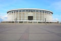 SAINT-PETERSBURG, RUSSIA, MAY 26, 2019: Sports and concert complex SKK in St. Petersburg, Russia. The last photos before