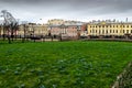 Saint-Petersburg, Russia, May 6, 2015: View of St. Petersburg. Embankment of Fontanka River