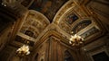 Saint Petersburg, Russia - October 24, 2021: Detail of interior of Saint Isaac's Cathedral or Isaakievskiy Sobor Royalty Free Stock Photo