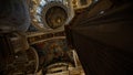 Saint Petersburg, Russia - October 24, 2021: Detail of interior of Saint Isaac's Cathedral or Isaakievskiy Sobor