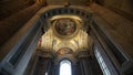 Saint Petersburg, Russia - October 24, 2021: Detail of interior of Saint Isaac's Cathedral or Isaakievskiy Sobor. It