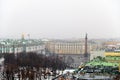 Saint Petersburg. Russia. Palace Square view in winter Royalty Free Stock Photo