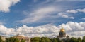 Saint Petersburg, Russia panoramic view with cloudy sky