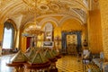 Interior of Golden Living Room of Empress Maria Alexandrovna, wife of Emperor