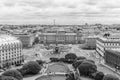 Saint Petersburg aerial cityscape from St. Isaac's Cathedral top, Russia Royalty Free Stock Photo