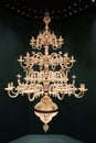 17th century chandelier made of ivory, mammoth bone and ebony in the Hermitage. St