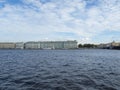 Saint Petersburg, Russia September 09, 2016 View of the Winter Palace in St. Petersburg, Russia. Royalty Free Stock Photo