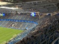 Saint-Petersburg Russia 03.08.2019 Staduim St Petersburg - arena of the FIFA World Cup 2018 and Europe Cup 2020 before match Zenit Royalty Free Stock Photo