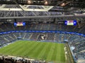 Saint-Petersburg Russia 03.08.2019 Staduim St Petersburg - arena of the FIFA World Cup 2018 and Europe Cup 2020 before match Zenit Royalty Free Stock Photo