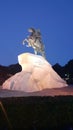 Saint-Petersburg, Tsar Peter memorial, Copper rider, evening