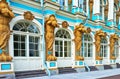 Beautiful architecture of the Catherine Palace in Tsarskoe Selo St. Petersburg