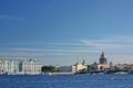 Saint-Petersburg. View of the Palace quay