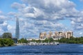 Saint Petersburg, view from the western arrow of Elagin Island